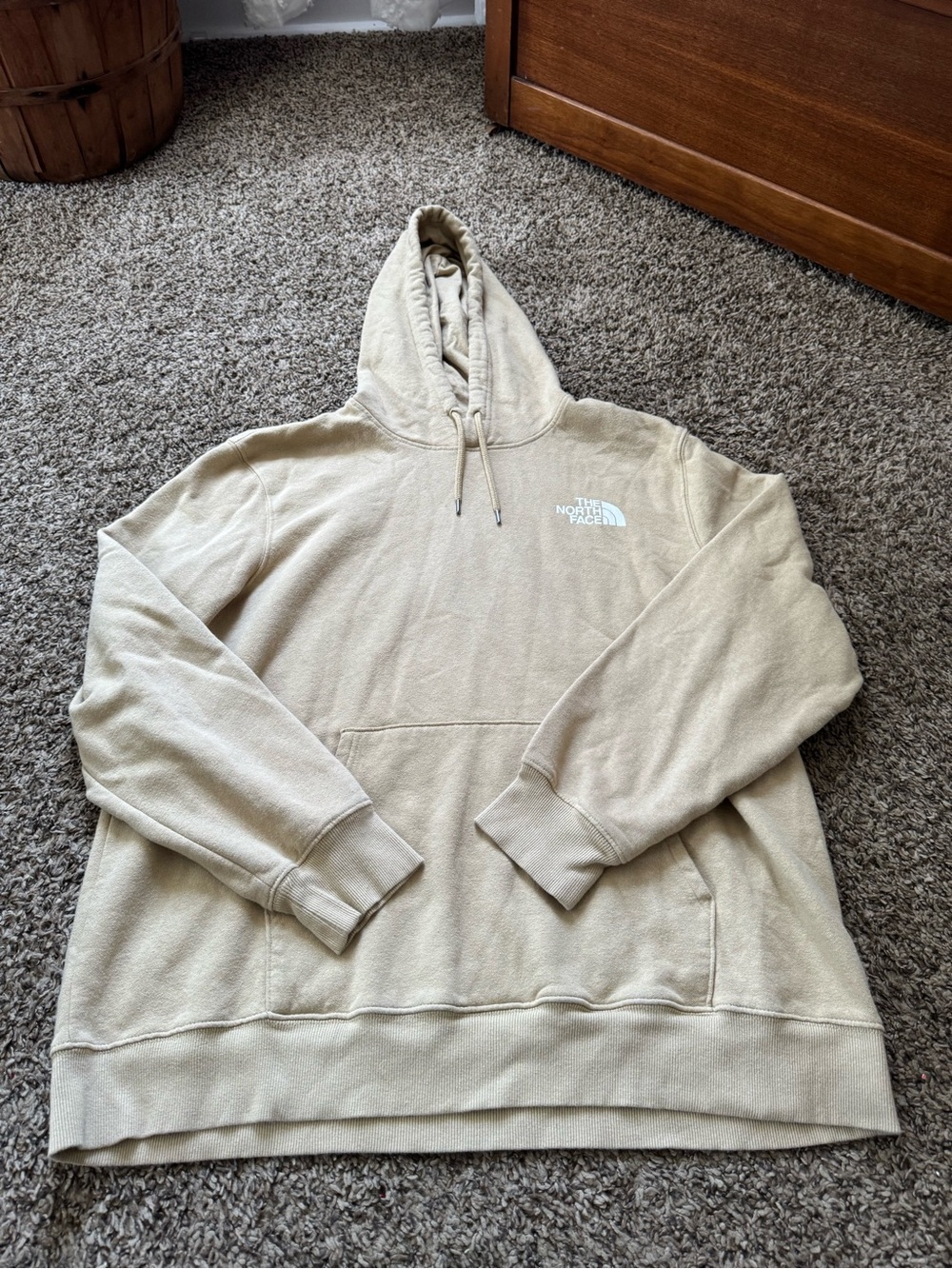 The North Face Beige/Tan Hoodie Sweatshirt